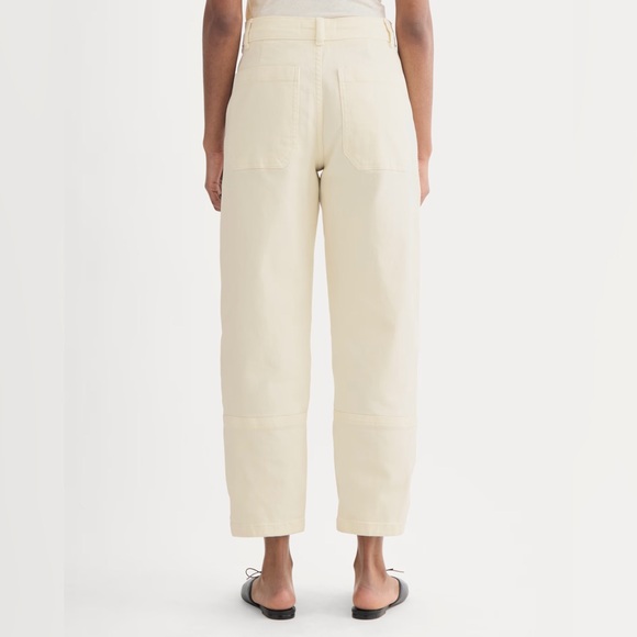 Everlane The Utility Barrel Pant - Bone (8) - Picture 2 of 6